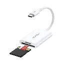 Lector de Tarjetas USB-C 3.1 | Soporta Micro-SD (TF) /SD | 5Gbps | 170 MB/s | OTG | Soporta hasta 2TB | Admite intercambio en Caliente | 2 tarjetas simultaneas | Soporta Windows/Mac OS/Linux | Color Blanco UGREEN SKU: 35506