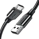 Cable USB-A a Micro USB | 2 Metros | Tecnología de Carga Rápida Qualcomm / QC 3.0/2.0 | Recarga hasta 18W | Transmisión de Datos hasta 480Mbps | Tecnología de Carga Segura | Hasta 5,000 Flexiones | ABS y PVC de Alta Duraci& UGREEN SKU: 60138