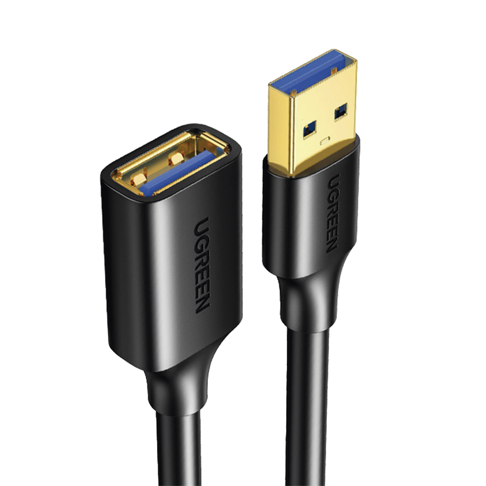 Cable Extension USB 3.0 / 3 Metros / Macho-Hembra / 5 Gbps / Ultra Durabilidad / Núcleo de cobre estañado 28/22 AWG / Blindaje interior múltiple / Ideal para teclado, mouse , etc. UGREEN SKU: 30127