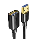 Cable Extension USB 3.0 / 3 Metros / Macho-Hembra / 5 Gbps / Ultra Durabilidad / Núcleo de cobre estañado 28/22 AWG / Blindaje interior múltiple / Ideal para teclado, mouse , etc. UGREEN SKU: 30127