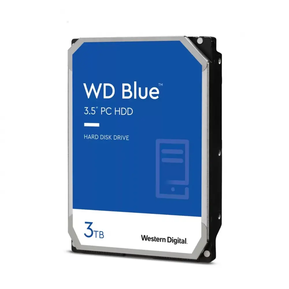 Disco Duro Interno Western Digital WD Blue 3.5", 3TB, SATA III, 6 Gbit/s, 5400RPM, 256MB Caché HD-2514 Para PC SKU: WD30EZAZ