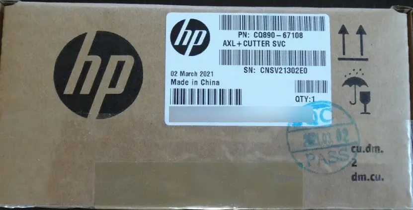 Cuchilla De Corte Designjet T120,t520 Series Cq890-67108