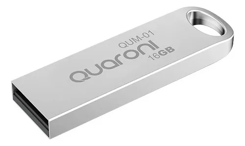 Memoria USB Quaroni QUM-01, 16GB, USB 2.0, Metal RAM-3943 SKU: QUM-01