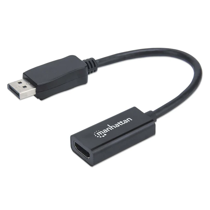Manhattan Adaptador Pasivo DisplayPort Macho - HDMI Hembra, Negro AC-10779 SKU: 151634