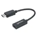 Manhattan Adaptador Pasivo DisplayPort Macho - HDMI Hembra, Negro AC-10779 SKU: 151634