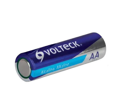 1 Pieza Pila Alcalina AA, VOLTECK AL-AA-D Duración Mínima Promedio 400 Minutos 1.5V SKU: 46012 