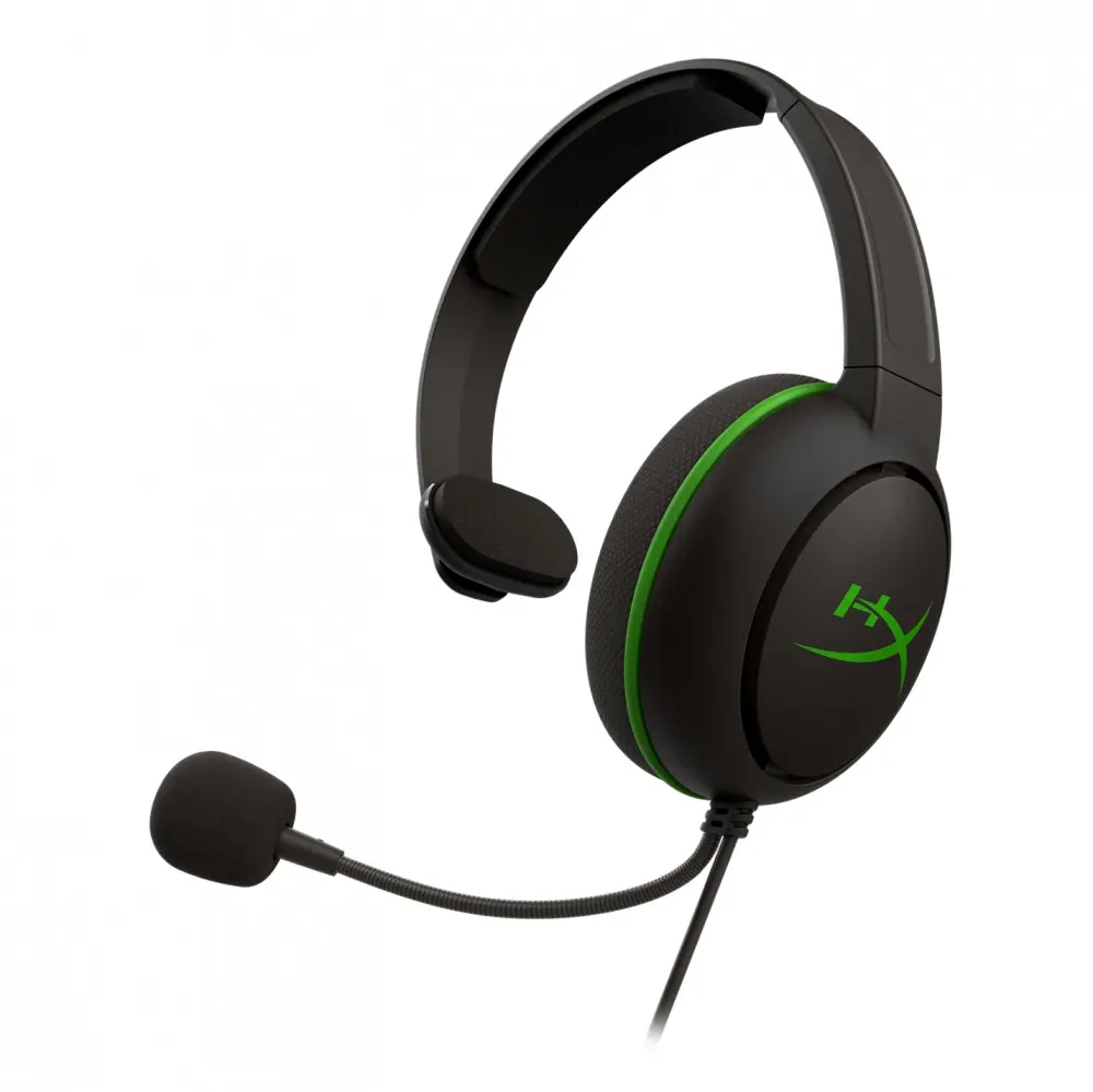 HyperX Audífonos Gamer CloudX Chat para Xbox, Alámbrico, 1.3 Metros, 3.5mm, Negro/Verde SKU: 4P5J4AA