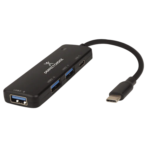 Perfect Choice Hub USB-C - USB-A 3.1, USB-C, 5 Gbit/s Multipuertos Tipo C AC-12349 SKU: PC-171652