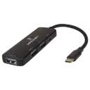 Perfect Choice Hub USB-C - USB-A 3.1, USB-C, 5 Gbit/s Multipuertos Tipo C AC-12349 SKU: PC-171652