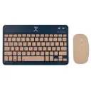 Kit de Teclado y Mouse Perfect Choice Genova - Azul, Inalámbrico, RF Inalámbrico + Bluetooth, (Español) KB-1014 SKU: PC-201274