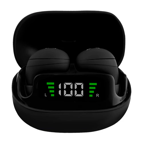 Perfect Choice Audífonos Intrauriculares con Micrófono TWS Mini Tiny Beats, Inalámbrico, Bluetooth, USB-C, Negro SPK-2414 SKU: PC-117056