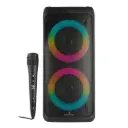 Perfect Choice Bafle Bocina, 4" Con Función TWS Festa Ultimate, Bluetooth, Alámbrico/Inalámbrico, 20W RMS, 400 W PMPO, USB-C, Negro - Incluye Micrófono SPK-2493 SKU: PC-113232