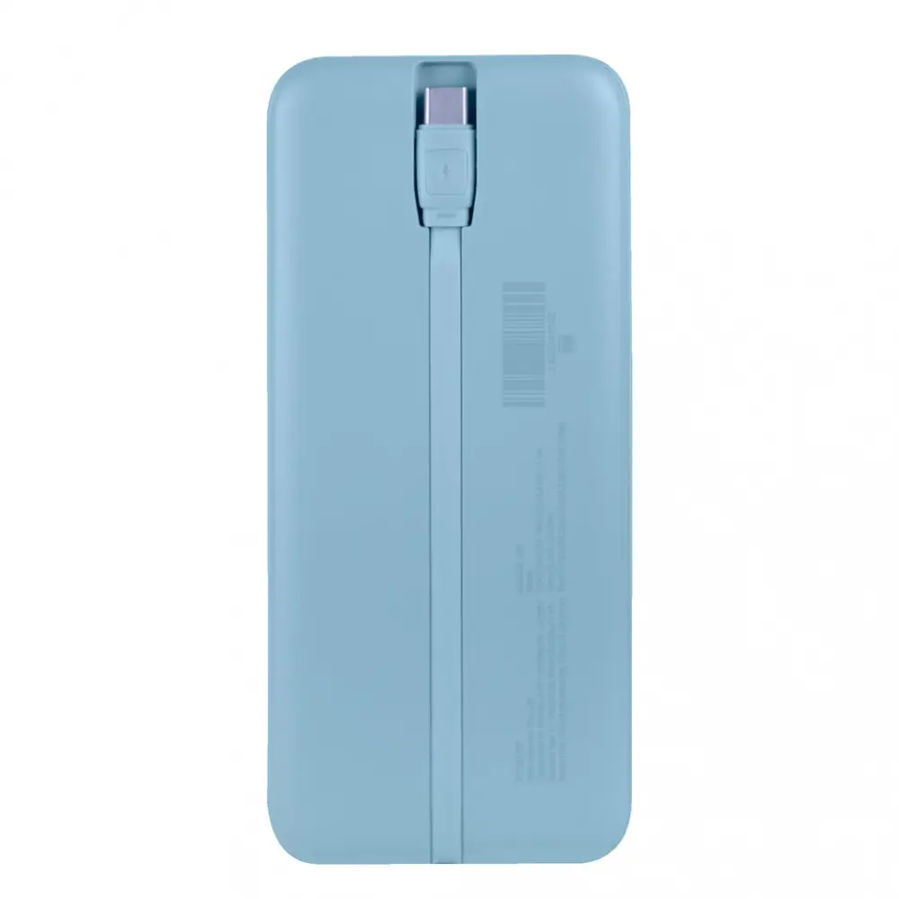 Cargador Portátil Perfect Choice Power Bank, 10,000mAh, Azul Usb Tipo A, Usb Tipo C, AC-12732 Bolt SKU: PC-241102