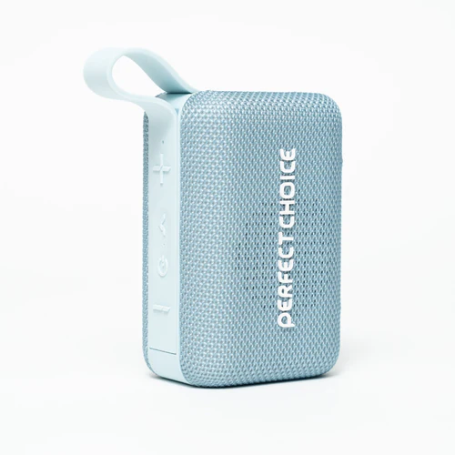 Perfect Choice Bocina Portátil Sugary, 35h de Reproducción, Bluetooth, Inalámbrico, 10W RMS, Azul Conector de Carga Tipo C SPK-2615 SKU: PC-113317