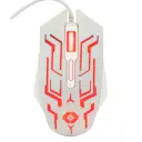 Mouse Gamer Ergonómico Vortred 6 Botones Legacy, Alámbrico, Óptico, Izquierdo, 3,600DPI, USB-A, Blanco MS-1453 SKU: V-930587