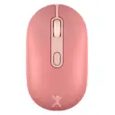 Mouse Perfect Choice Óptico Colori, RF Inalámbrico, Bluetooth, 1600DPI, Rosa, Mouse Recargable 2.4GHz + Bluetooth Clic Silencioso  MS-1626 SKU: PC-045267
