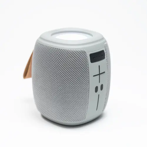 Perfect Choice Bocina Novel Drum, Bluetooth, Inalámbrico, 100W PMPO, Gris - Resistente al agua RGB SPK-2261 SKU: PC-113126