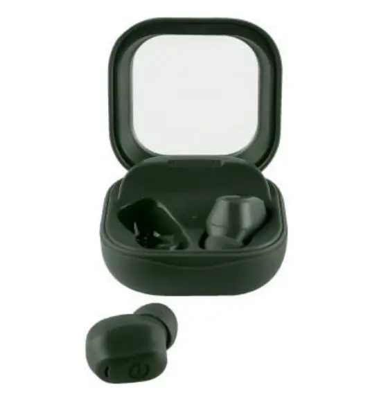 Easy Line Audífonos Intrauriculares con Micrófono Florela, Inalámbrico, Bluetooth, USB-C, Verde SPK-2497 SKU: EL-995555