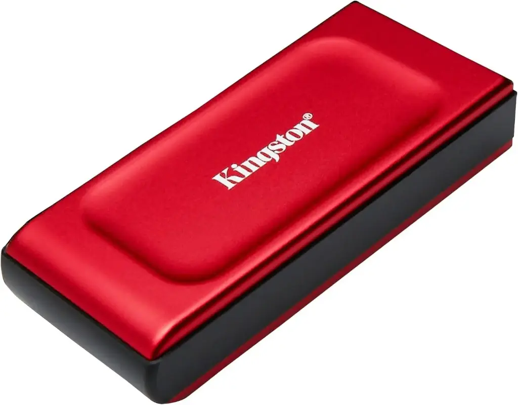 SSD Unidad de Estado Sólido externo Kingston Usb 3.2 Usb 3.1 XS1000, 2TB, USB C, Rojo SKU: SXS1000R/2000G