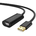 Cable de Extensión Activo USB 2.0 / 30 Metros / Macho-Hembra / Booster individual FE1.1S incorporado / Velocidad de hasta 480 Mbps / Ideal para impresoras, consolas , Webcam, etc. Ugreen SKU: 10326