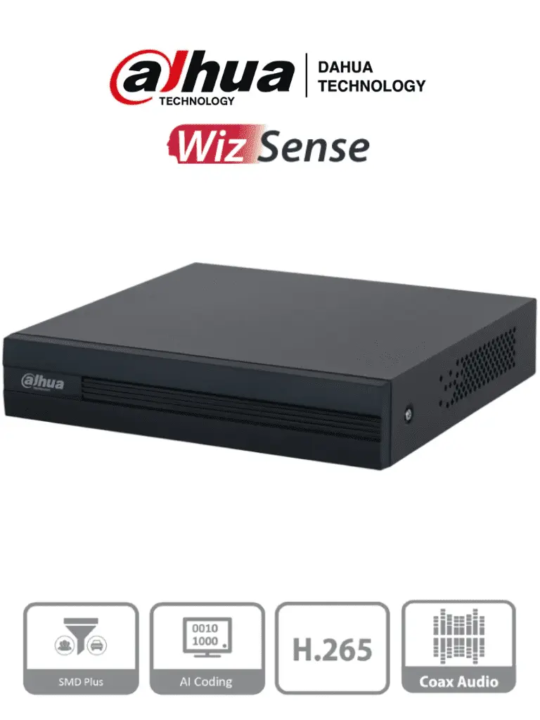 Dahua DVR de 8 Canales XVR1B08-I para 1 Disco Duro, máx. 6TB, 2x USB 2.0, 1x RJ-45 ― SKU: XVR1B08-I