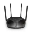 ﻿Router Mercusys Gigabit Ethernet Doble Banda MR80X, Inalámbrico, 3000 Mbit/s, 3x RJ-45, 2.4/5GHz, con 4 Antenas Externas de 5dBi NIC-4240 SKU: MR80X