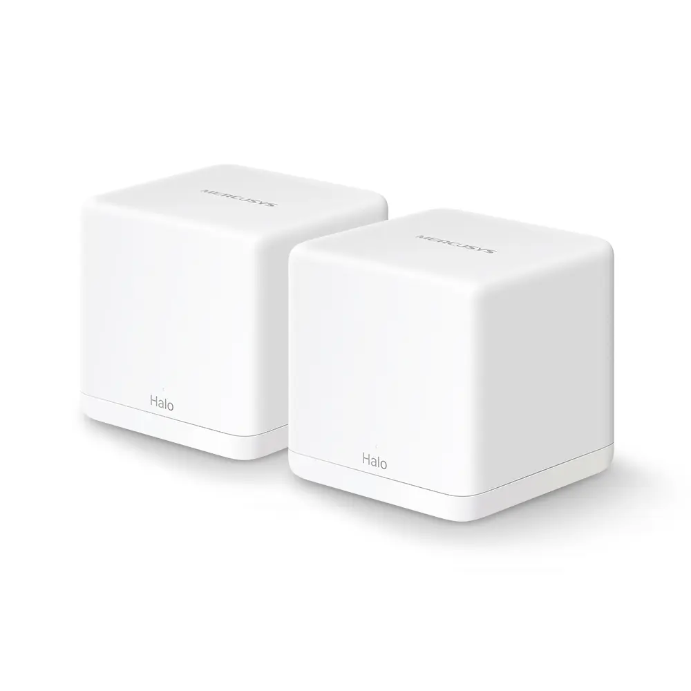 Router Mercusys con Sistema de Red Wi-Fi en Malla Halo H30G, 867Mbit/s, 2.4 - 5GHz, Antena Interna - 2 Piezas NIC-4239 SKU: HALO H30G(2-PACK)