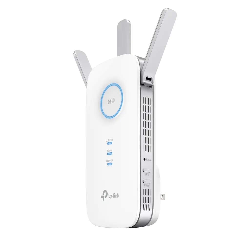 TP-Link Extensor de Cobertura WiFi AC1750 RE450, Inalámbrico, 450 Mbit/s en 2.4GHz, 1300 Mbit/s en 5GHz NIC-2084 Repetidor SKU: RE450