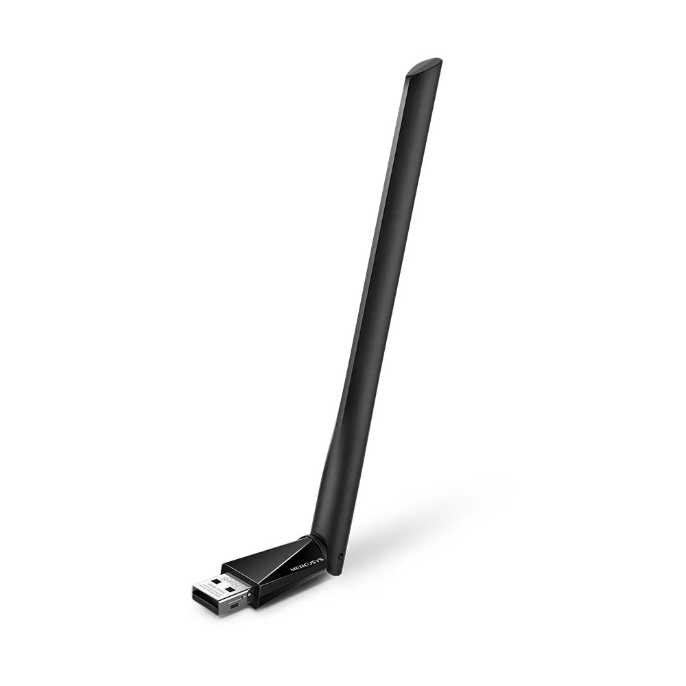 Mercusys Adaptador de Red USB MU6H, Inalámbrico, WLAN, 200.433 Mbit/s, Antena de 5dBi NIC-3401 SKU: MU6H