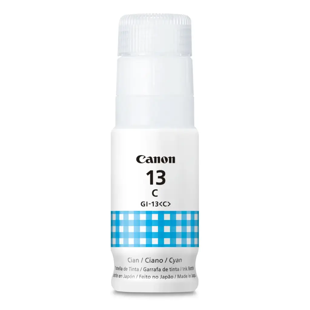GI-13 Cian Original Bote de Tinta GI13 Canon Pixma G510, Pixma G610 70ml SKU: 4668C001AA