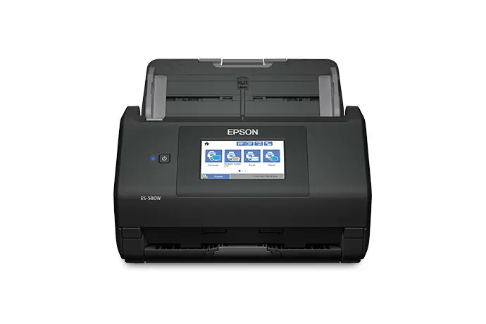 Scanner Epson WorkForce ES-580W, 600 x 600 DPI, Escáner Color, Escaneado Dúplex, USB 3.2, Negro SKU: B11B258201