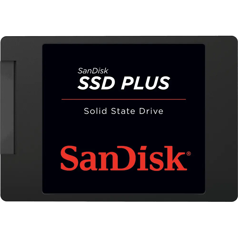 SSD SanDisk Plus, 1TB, 2.5", 530 MB/s Escritura, 560 MB/s Lectura, SATA III SKU: SDSSDA-1T00-G27