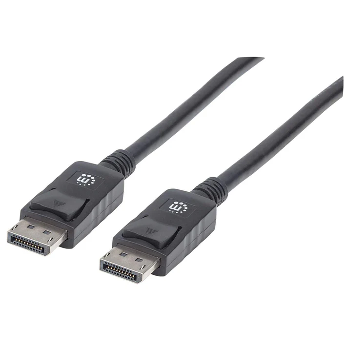 Manhattan Cable de Video DisplayPort 1.2 Macho - DisplayPort 1.2 Macho, 4K, 60Hz, 2 Metros, Negro CB-355 SKU: 307116
