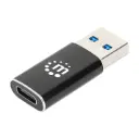 Manhattan Adaptador USB-A Macho, 1x USB-C, 5 Gbit/s, Negro AC-12335 OTG SKU: 153980