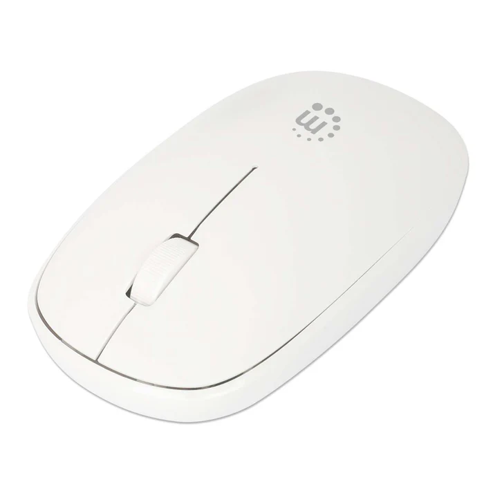 Mouse Manhattan Óptico 190329, Inalámbrico, USB, 1200 DPI, Blanco MS-1664 SKU: 190329