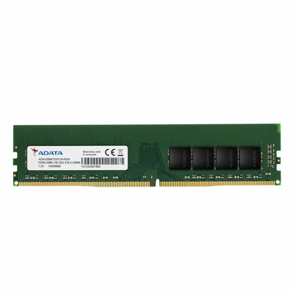 Memoria Ram Adata 2666MHz, 16GB, CL19, Non-ECC, U-DIMM 1.2V MEMDAT6090 DDR4 SKU: AD4U266616G19-SGN