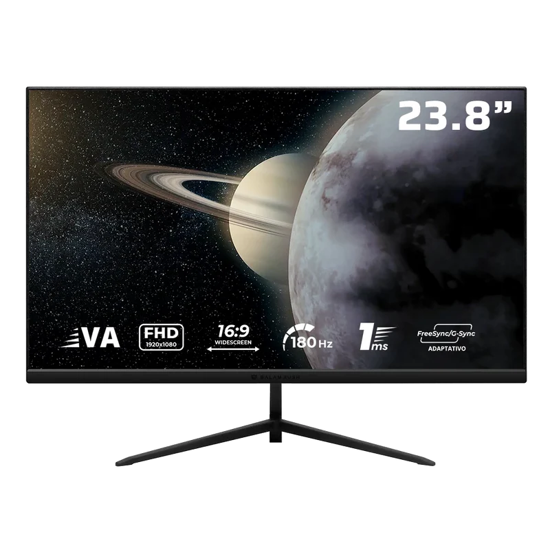 Monitor Gamer Acteck Titan MTG24Y LED 23.8", Balam Rush 1920x1080 Full HD, G-Sync/FreeSync, 180Hz, HDMI, DisplayPort, Negro MNL-2888, 1ms Respuesta SKU: BR-943055