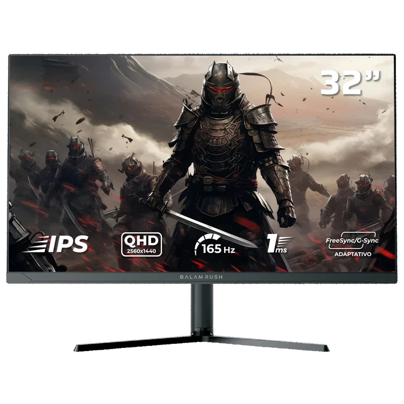 Monitor Gamer Balam Rush Ultra Explorer MXT32P LED 32", 2560x1440 Quad HD, G-Sync/FreeSync, 165Hz, HDMI, DisplayPort, Bocinas Integradas, Negro, 1ms, MNL-2876 SKU: BR-942546