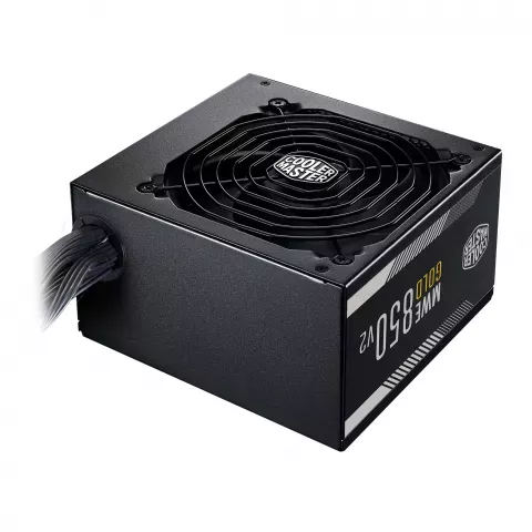 Fuente de Poder Cooler Master MWE V3 80 PLUS Gold, 24-pin ATX, 12VHPWR, 120mm, 850W SKU: MPE-8506-ACAG-BUS