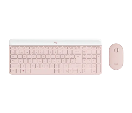 [920-011312] Kit de Teclado y Mouse Logitech MK470, RF Inalámbrico, USB, Rosa (Español) SKU: 920-011312