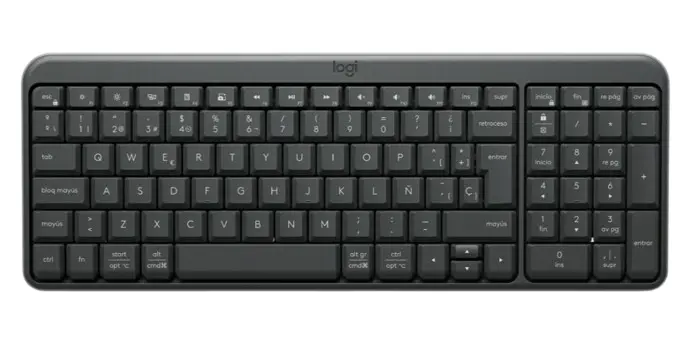 [920-013445] Teclado Logitech K250, Inalámbrico, Bluetooth, Negro, Español SKU: 920-013445