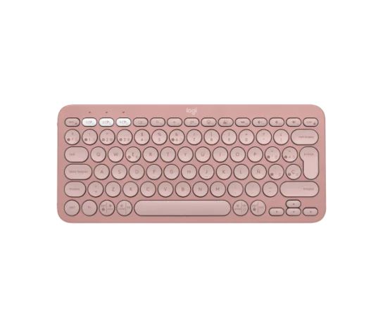 [920-011785] Teclado Logitech Pebble Keys 2 K380s, Inalámbrico, Bluetooth, Rosa (Español) SKU: 920-011785