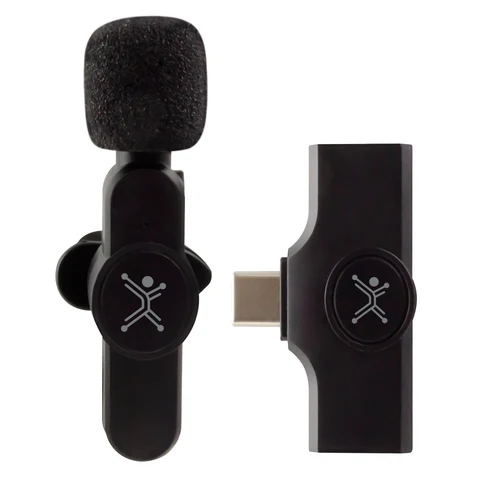 [PC-112679] Perfect Choice Micrófono Fidelity, Inalámbrico, USB Typo C, 30 Ohmio, Negro, SPK-2377 SKU: PC-112679