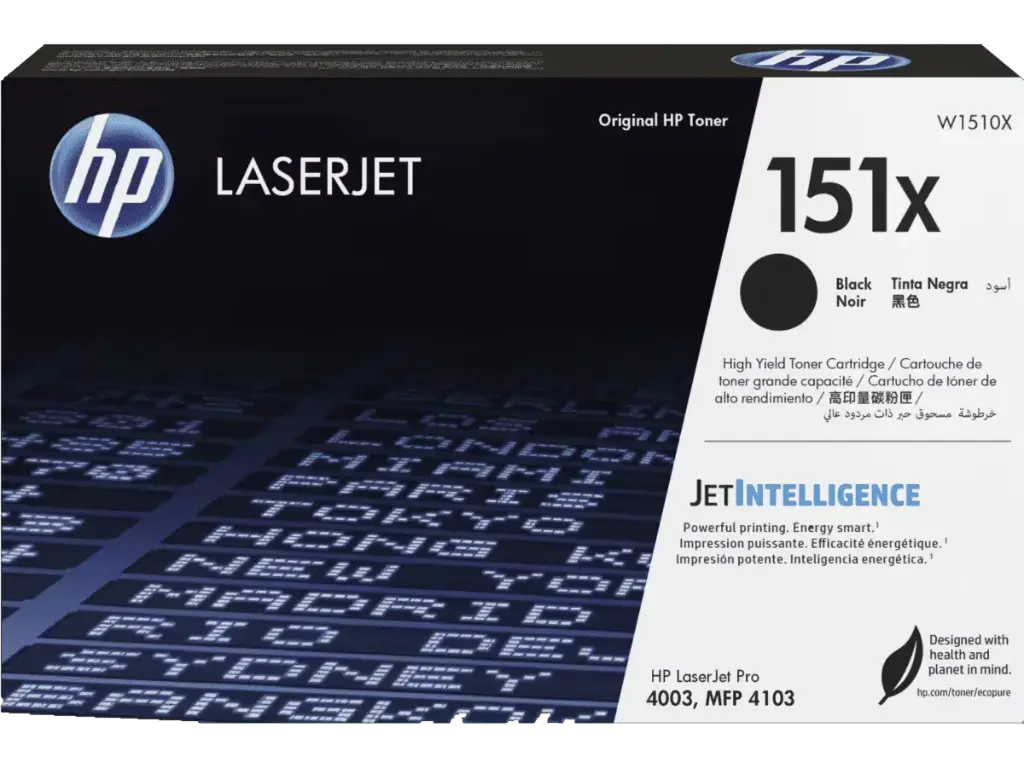 [W1510X] W1510X Original Toner HP HP151X, HP LaserJet Pro 4003 MFP 4103 9,700 Páginas SKU: W1510X