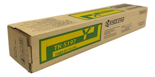 [1T02R4AUS0] TK5197Y Original Tóner Amarillo TK-5197Y Kyocera TASKALFA 308CI, 306CI  7,000 Páginas SKU: 1T02R4AUS0