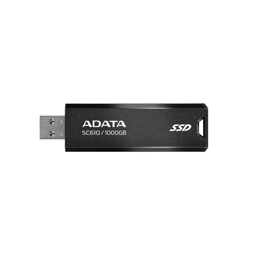 SSD Externo Adata SC610, 1TB, USB-A, Negro SKU: SC610-1000G-CBK/RD