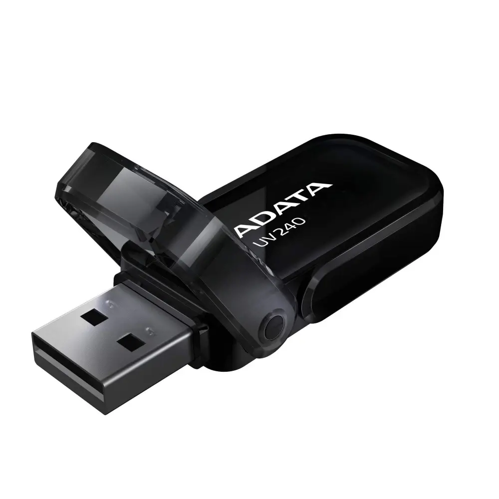 [AUV240-32G-RBK] Memoria USB Adata UV240, 32GB, USB 2.0,Negro, RAM-3170 SKU: AUV240-32G-RBK