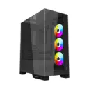 Gabinete Ocelot Gaming Glass Hunter 3, Mini-Tower, Micro-ATX/Mini-ITX, USB 2.0/3.0, sin Fuente, 3 Ventiladores Instalados, Negro, CS-1007 SKU: GLASS HUNTER 3
