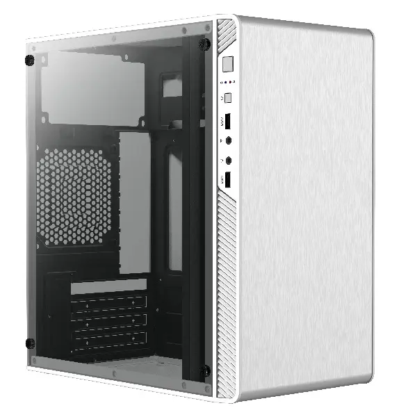 Gabinete Acteck Performance II GI215W, Micro-Tower, Micro-ATX/Mini-ITX, USB 2.0, con Fuente de 500W, sin Ventiladores Instalados, Blanco, CS-944 SKU: AC-935852