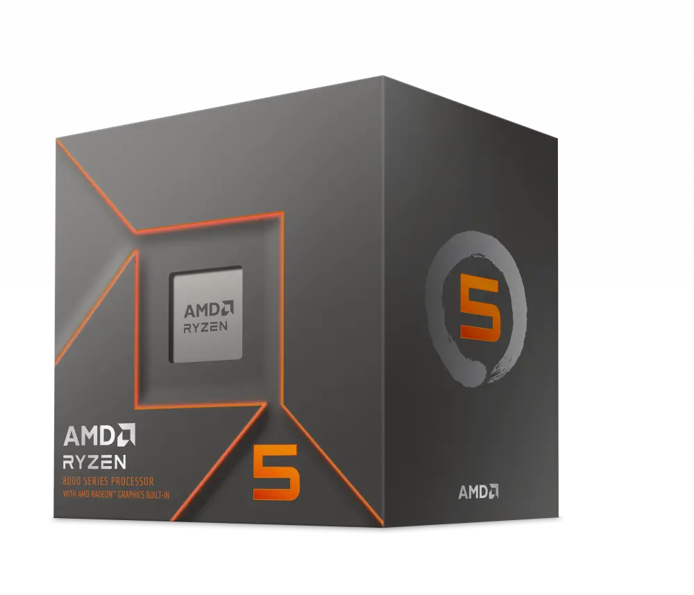 Procesador AMD Ryzen 5 8500G, (8va. Generación) S-AM5, Con Gráficos Radeon, 5GHz, 6 Núcleos, 16MB Caché - Incluye Disipador, CP-1370 SKU: 100-100000931BOX